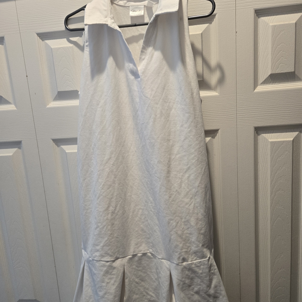 Women with Control White Sleeveless Mini Dress